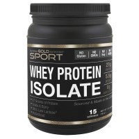 California Gold Nutrition, Sports, WPI 90, Instantized Whey Protein Isolate, Ultra-Low Lactose, 16 унций (454 г)
