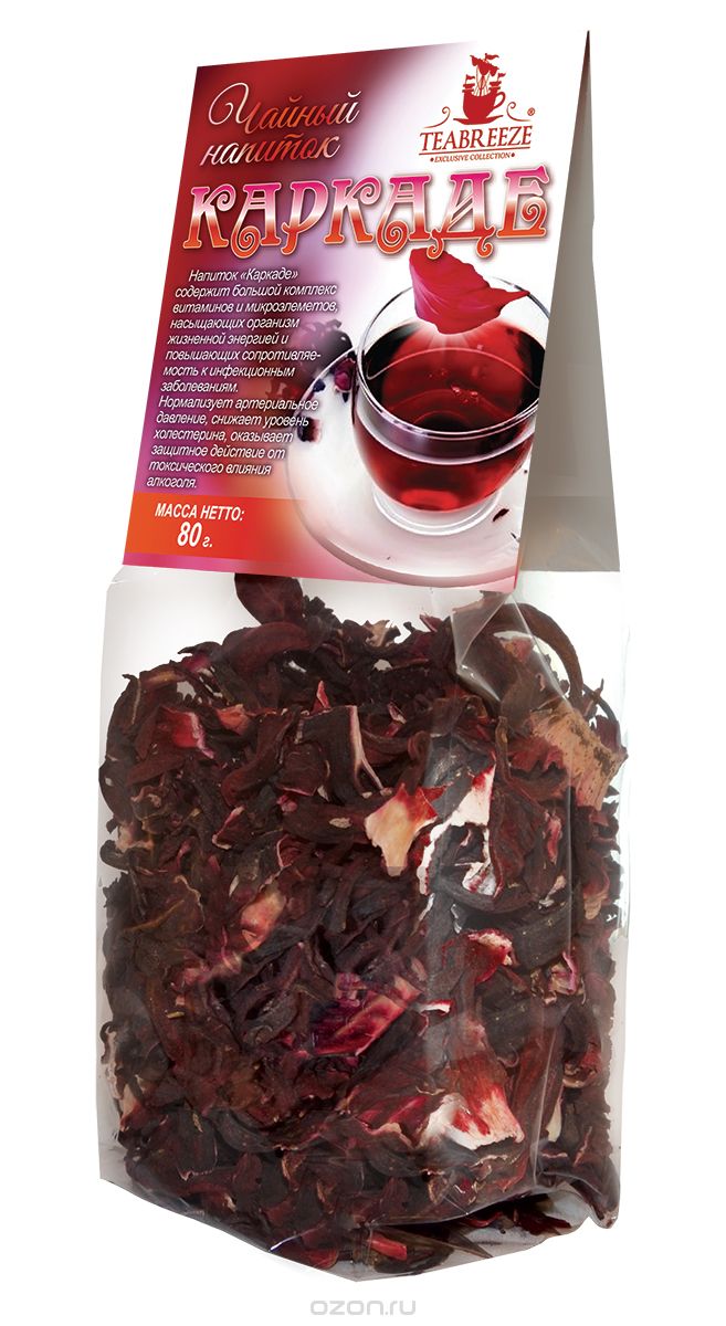 Teabreeze чайный напиток каркаде, 80 г