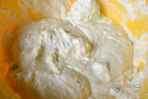 Львовский сырник: Размешать тесто