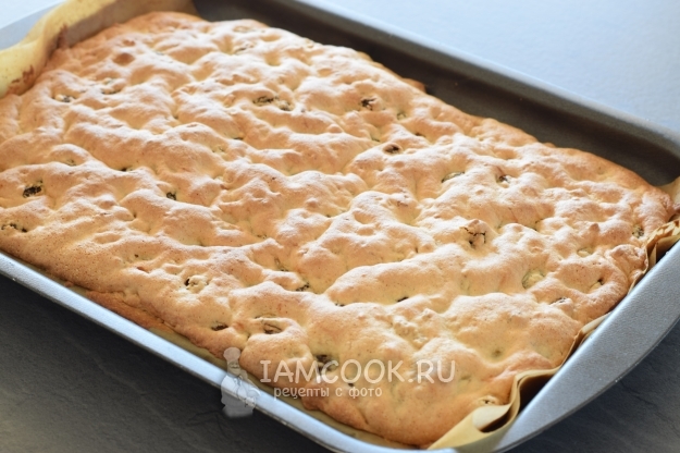 Фото печенья «Мазурка» с грецкими орехами и изюмом