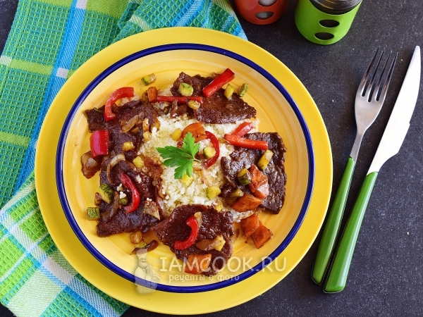 Кускус (кус-кус) с мясом и овощами — рецепт с фото пошагово