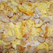 Тайский рис с креветками запеченный в ананасе: фото шаг 9