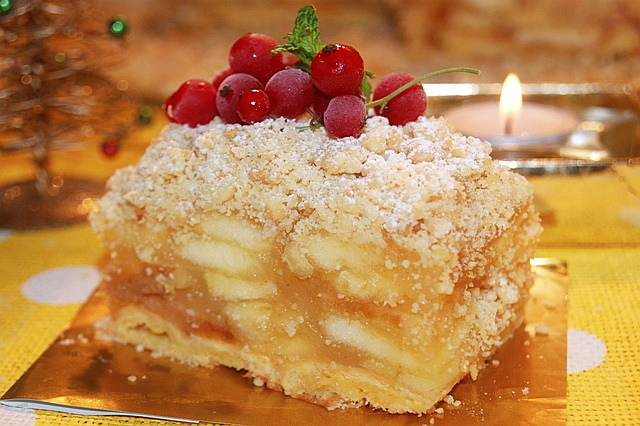 Фото к рецепту: Венский яблочный пирог по рецепту к. шумахера