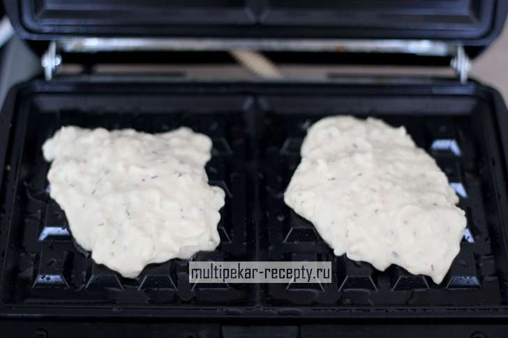 Сырные вафли в мультипекаре Редмонд - рецепт с фотографиями