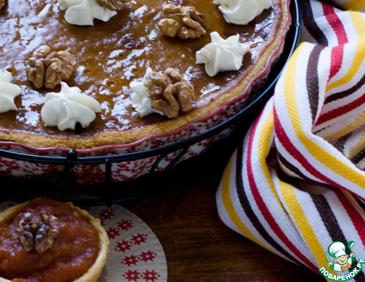 Рецепт: Тыквенный пирог ко Дню благодарения