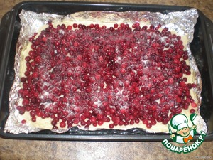 Вкусный пирог с брусникой - пошаговый рецепт с фото