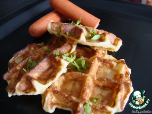 Картофельные вафли - пошаговый рецепт с фото