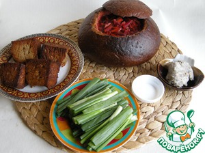 Украинский борщ с салом и чесноком - пошаговые рецепты с фото