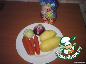 Жареная картошка с сосисками — пошаговые рецепты с фото