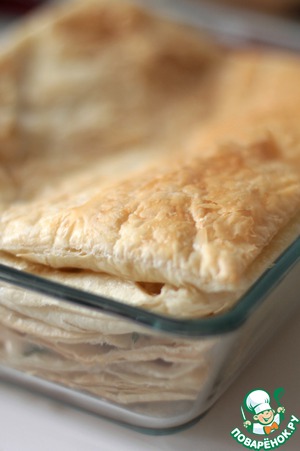 Слоёный пирог с брынзой — рецепт с фото пошагово