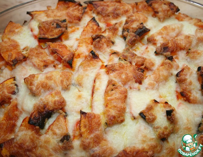 Рецепт: Тыквенно-картофельная запеканка с фаршем и сыром