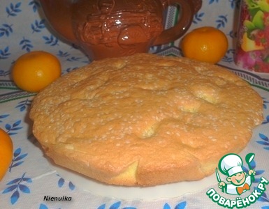 Шарлотка с мандаринами - пошаговый рецепт с фото