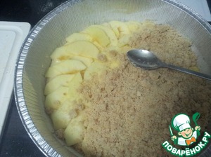 Яблочный пирог с крошкой - пошаговые рецепты с фото