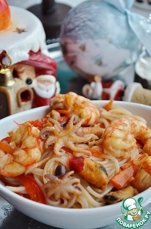 Паста с морепродуктами – вкусные рецепты макарон с морским коктейлем