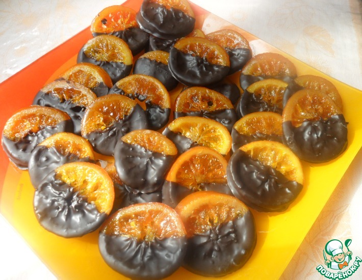 Рецепт: Апельсиновые цукаты