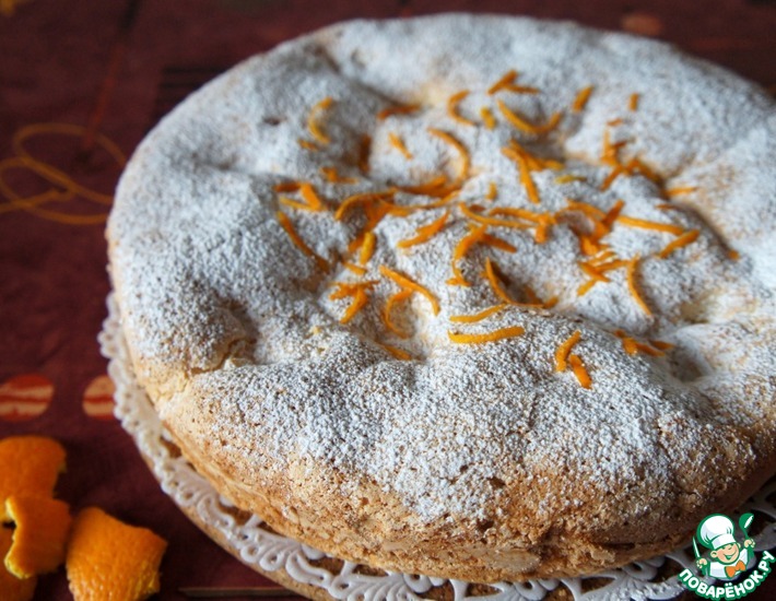 Рецепт: Пирог с апельсинами Нежность