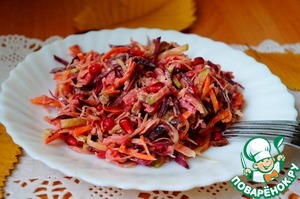 Салат с говядиной и свеклой — рецепт с фото пошагово