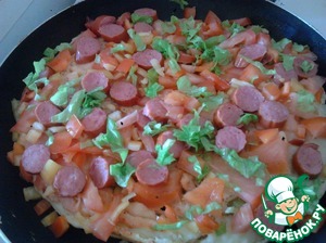Пицца на сковороде на кефире - пошаговый рецепт с фото