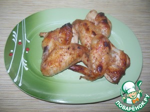 Крылышки барбекю в духовке: пошаговый рецепт с фото
