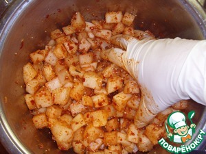 Кимчи из редьки по-корейски - пошаговые рецепты с фото