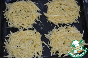 Картофельные гнёзда с фаршем в духовке: рецепты пошагово с фото