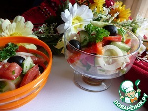 Салат с брынзой: пример простоты приготовления вкусных закусок