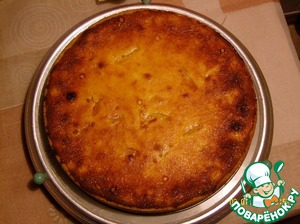Творожный пирог с грушами -  пошаговые фото в рецепте