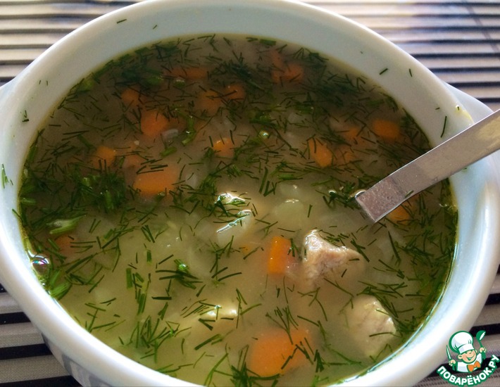 Рецепт: Гороховый суп со свининой