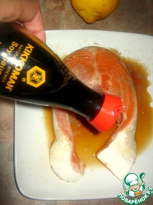 Стейк из лосося на гриле рецепт с фото пошагово