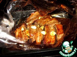 Свиные ребрышки в рукаве в духовке рецепты с фото пошагово