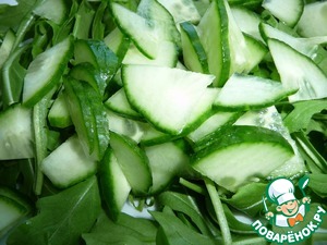 Салат с рукколой, помидорами и огурцами — рецепт приготовления овощного салата