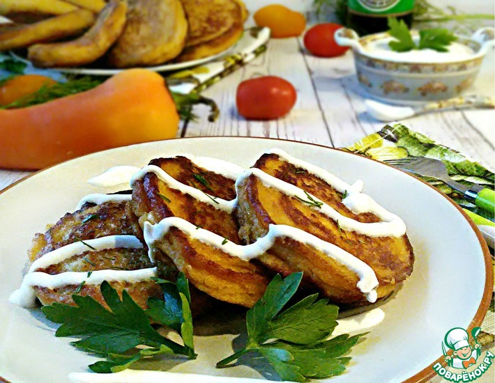 Рецепт: Картофельные оладьи с творогом А-ля драники