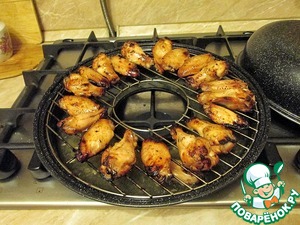 Куриные крылышки на сковороде гриль — пошаговый рецепт с фото и видео