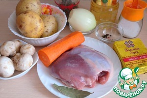 Жаркое из индейки на сковороде - пошаговые рецепты с фото