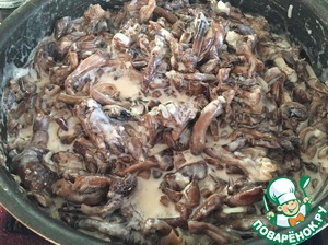 Опята в сметане на сковороде - пошаговые рецепты приготовления грибов