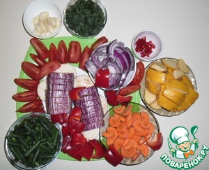 Овощи запеченные в рукаве в духовке рецепт с фото пошагово и видео