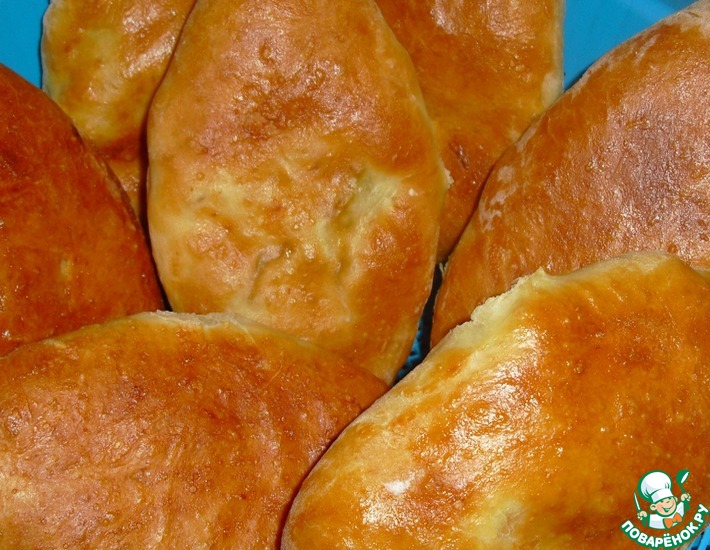 Рецепт: Пирожки на картофельном отваре