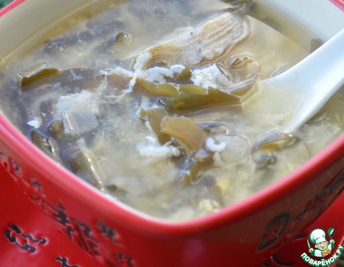 Рецепт: Диетический суп по-японски
