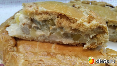 Пирог с курицей — рецепты с фото пошагово