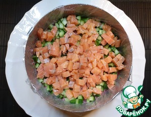 Салат суши слоями с красной рыбой - невероятно вкусные рецепты в домашних условиях