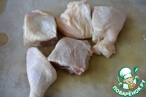 Курица, запеченная с тыквой - пошаговый рецепт с фото