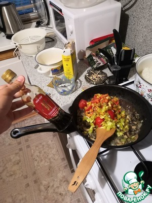 Рис с шампиньонами - пошаговые рецепты с фото