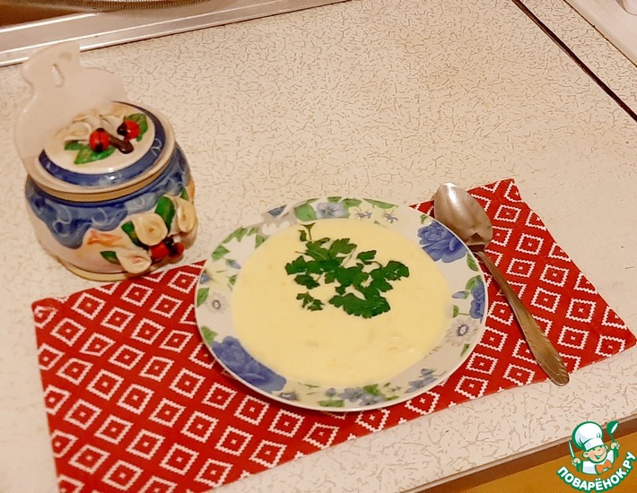 Рецепт: Сырный крем-суп