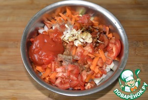 Овощи запеченные в рукаве в духовке рецепт с фото пошагово и видео