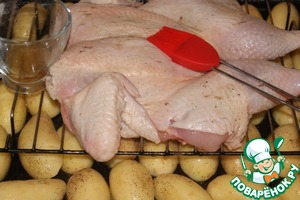 Курица на мангале целиком - пошаговый рецепт с фото