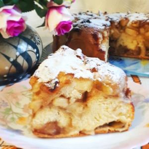 Яблочный пирог с корицей - пошаговые рецепты с фото
