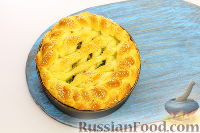 Фото приготовления рецепта: Пирог с солеными огурцами - шаг №14