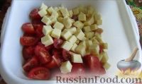 Фото приготовления рецепта: Салат «Аппетит» с курицей, сыром и помидорами - шаг №3