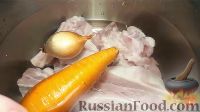 Фото приготовления рецепта: Украинский борщ со свёклой, на свиных рёбрах - шаг №1