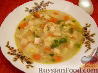 Фото приготовления рецепта: Классический рисовый суп на курином бульоне - шаг №10